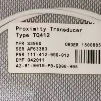 TQ412 111-412-000-013 A1-B6-E010-F0-G000-H05 Proximity Transducer Part of Proximity Measuring System
