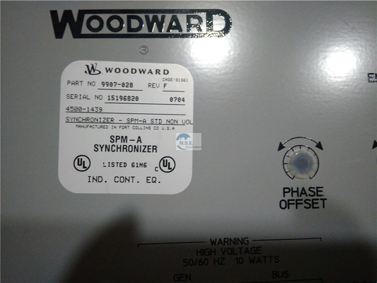 Inner Selectable Switch Woodward 9907-028 SPM A Phase Locked Loop Synchronizer Module
