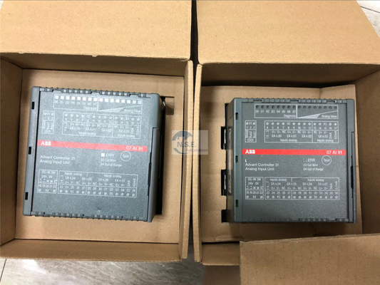 ABB 07AC91 GJR5252300R0101 07AC91:AC31,Analog I/O module 8AC,24VDC,AC:U/I,12bit+Sign,1-wire Marine Factory new packaging